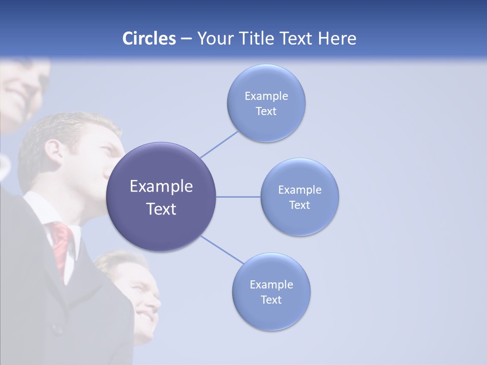 White Friendly Line PowerPoint Template