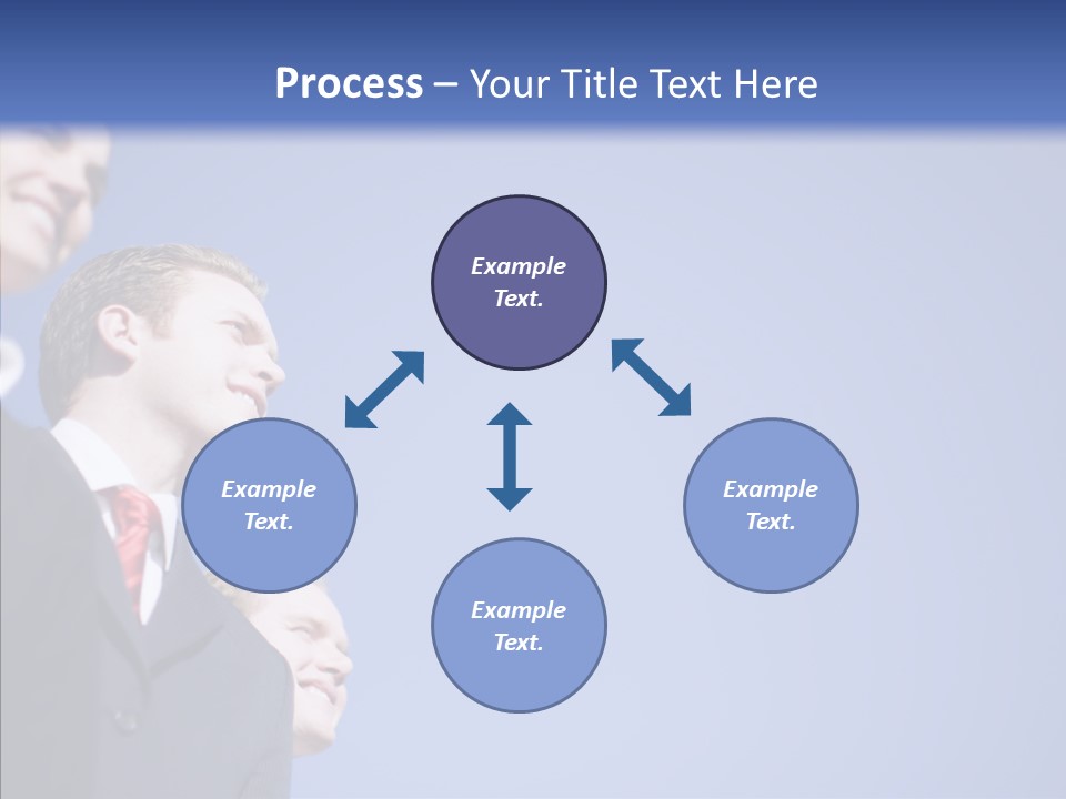 White Friendly Line PowerPoint Template