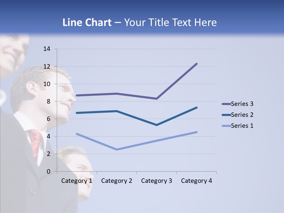 White Friendly Line PowerPoint Template