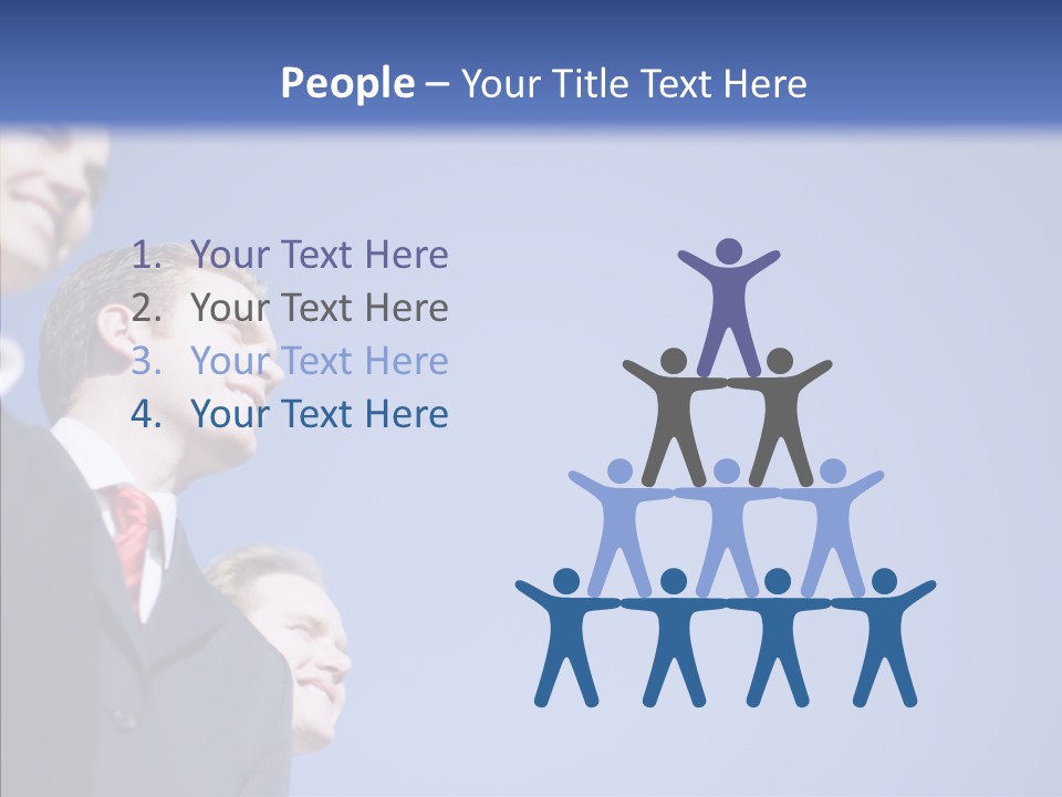 White Friendly Line PowerPoint Template