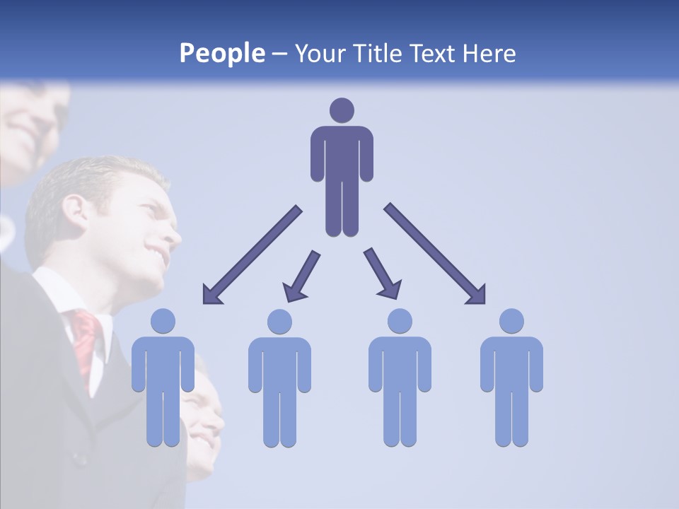 White Friendly Line PowerPoint Template