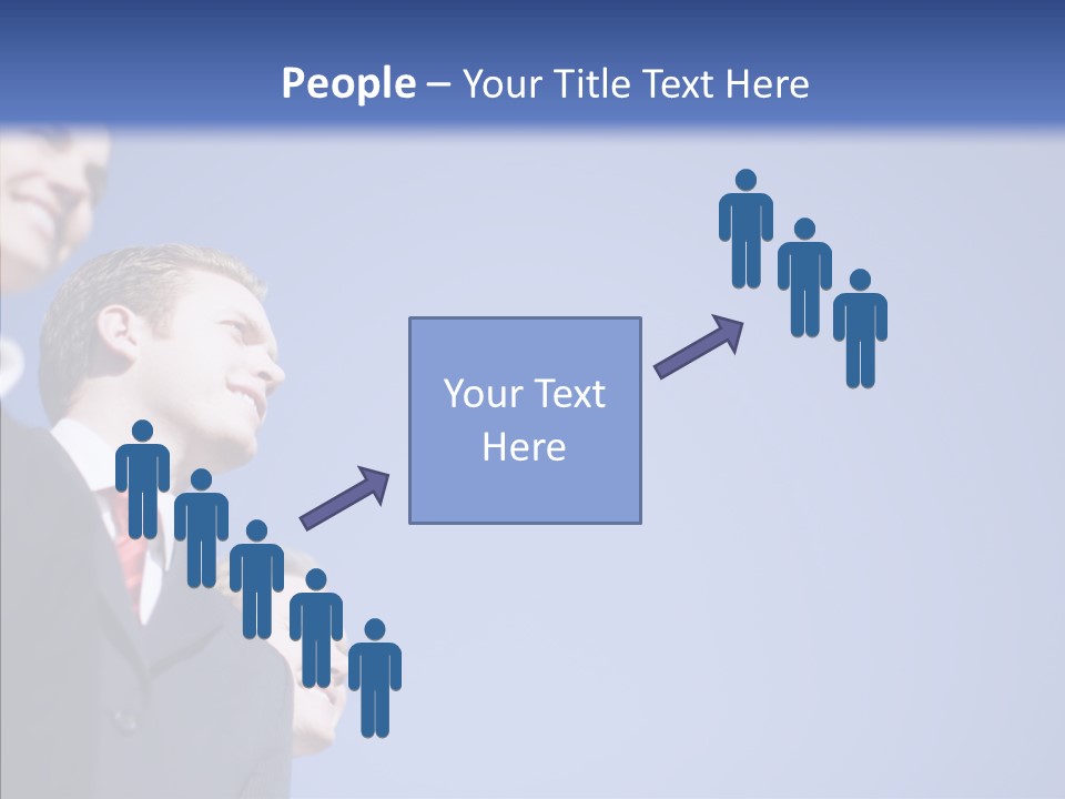 White Friendly Line PowerPoint Template