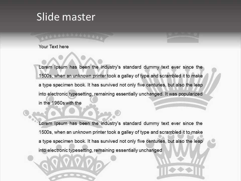 Traditions Design Tattoo PowerPoint Template