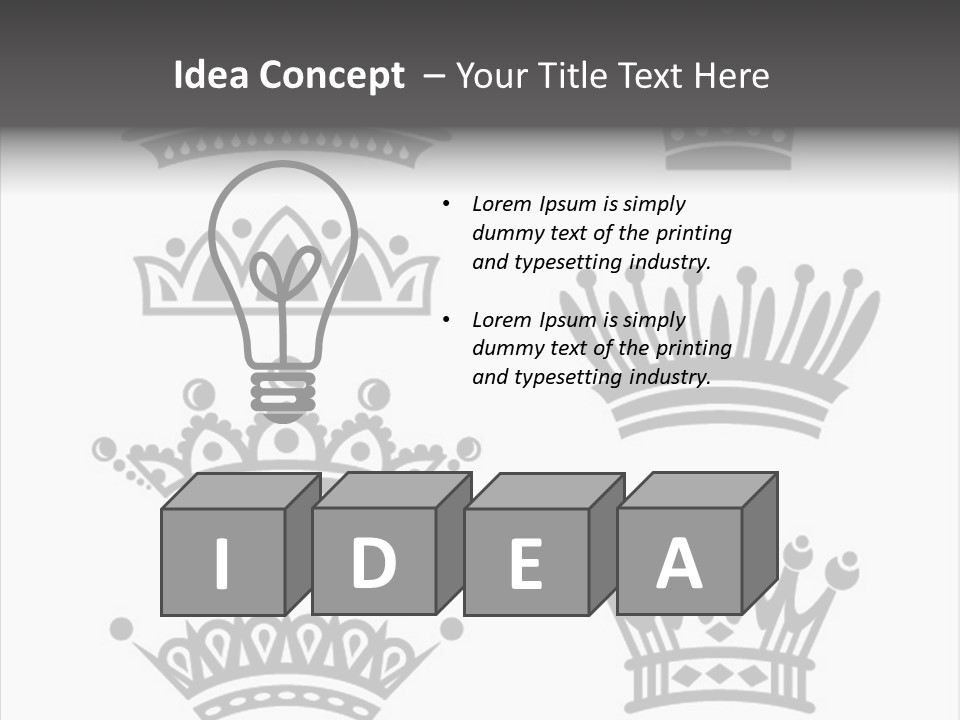 Traditions Design Tattoo PowerPoint Template