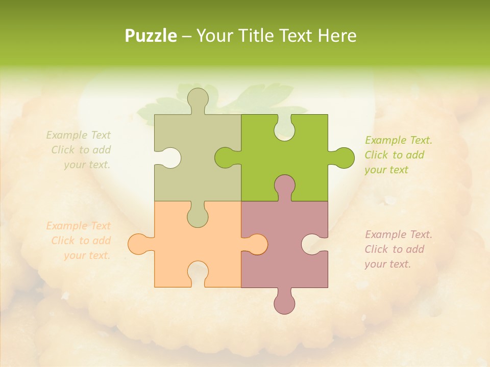 Snack Pastry Diet PowerPoint Template