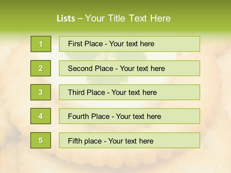 Snack Pastry Diet PowerPoint Template