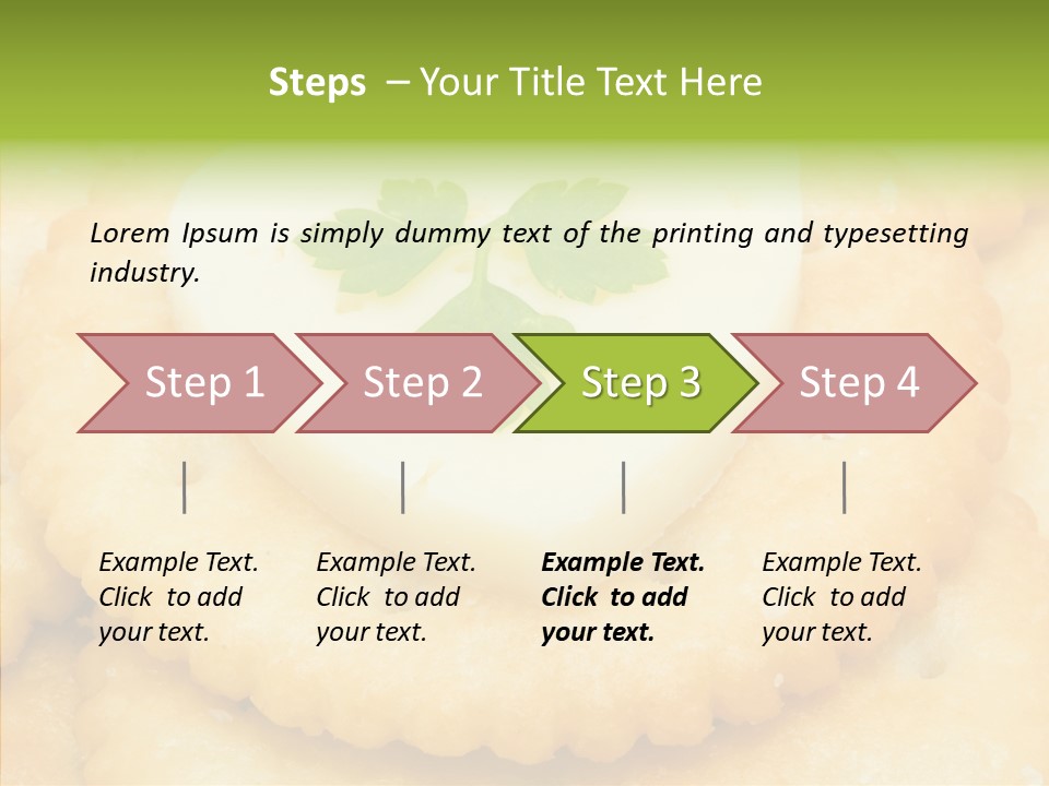 Snack Pastry Diet PowerPoint Template