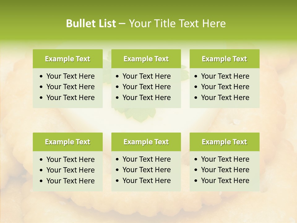 Snack Pastry Diet PowerPoint Template