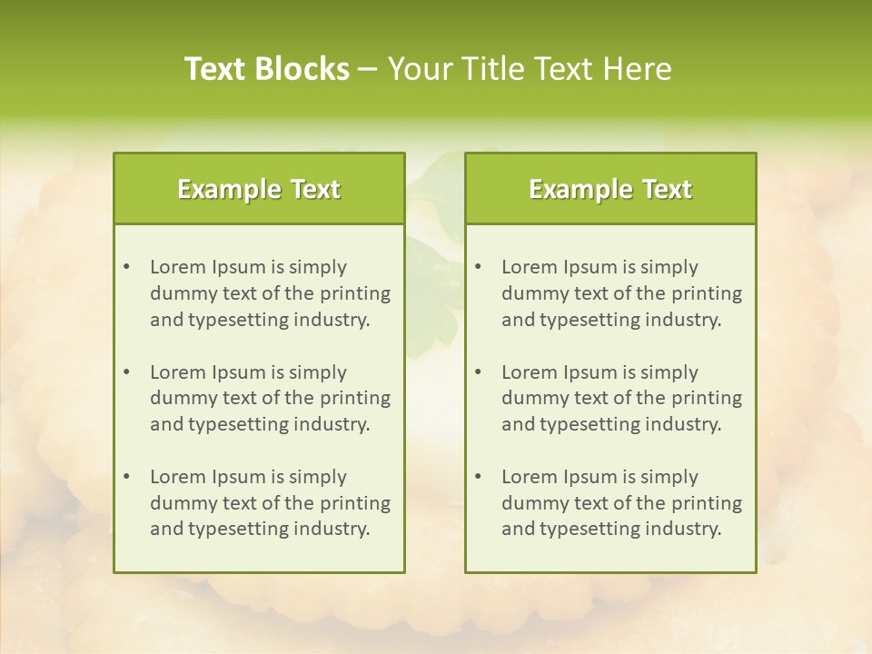 Snack Pastry Diet PowerPoint Template