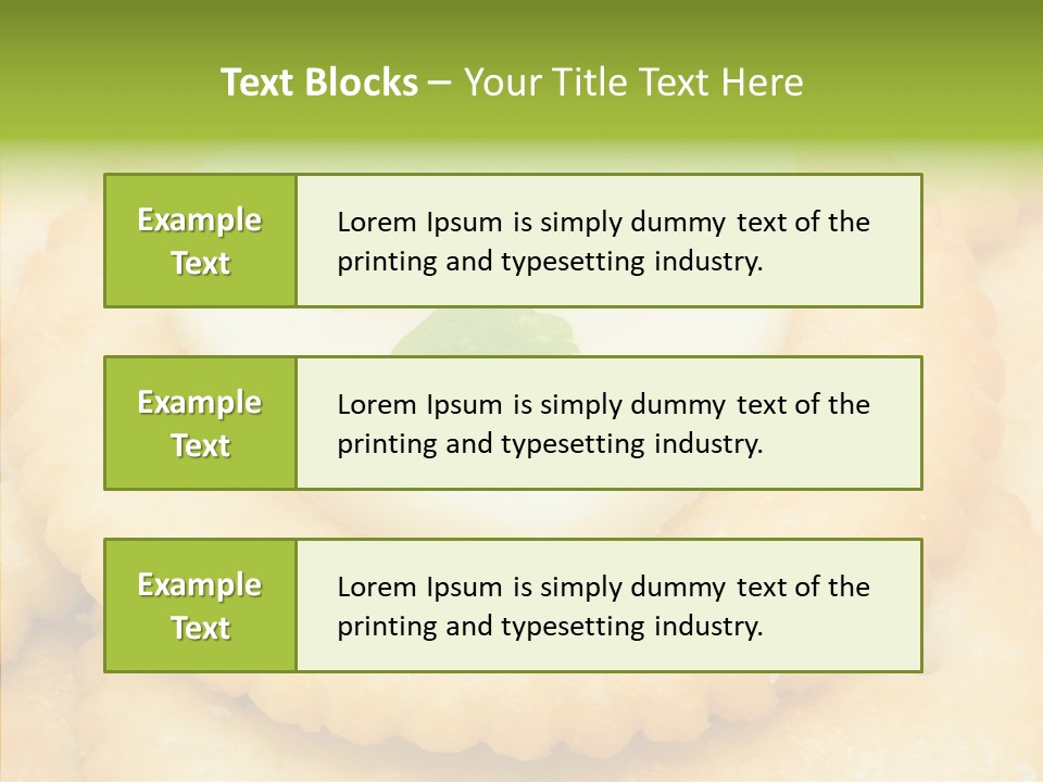 Snack Pastry Diet PowerPoint Template