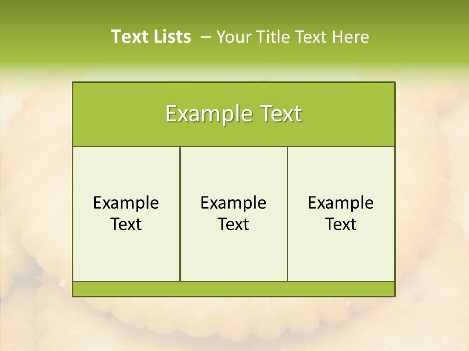 Snack Pastry Diet PowerPoint Template