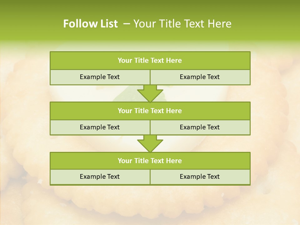 Snack Pastry Diet PowerPoint Template