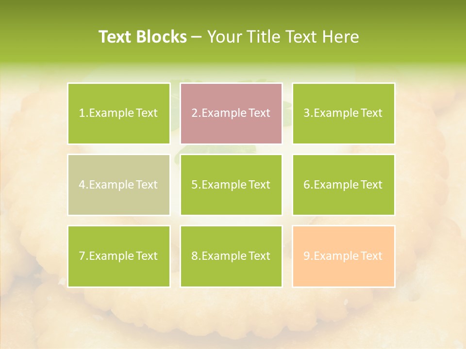 Snack Pastry Diet PowerPoint Template