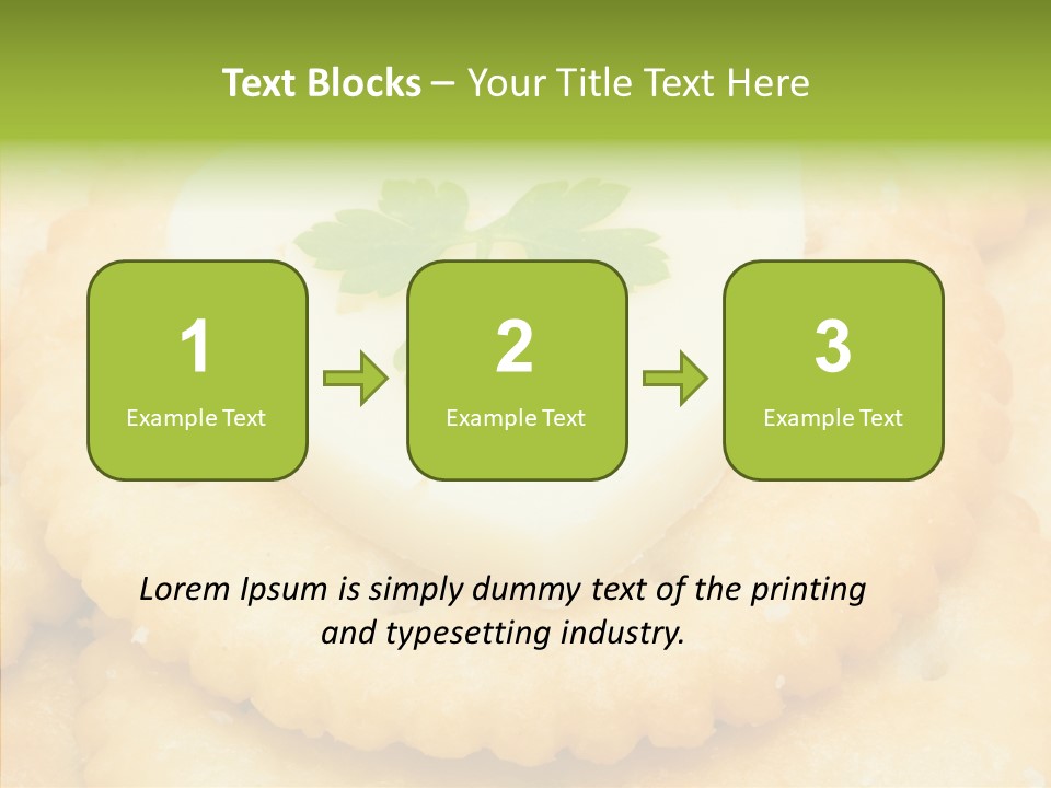 Snack Pastry Diet PowerPoint Template