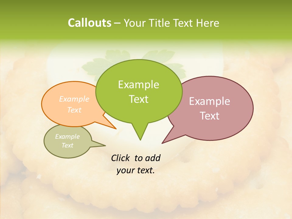 Snack Pastry Diet PowerPoint Template