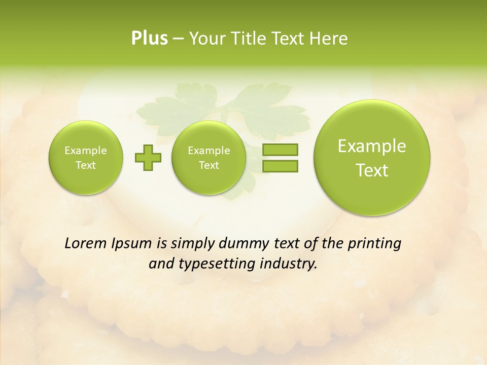 Snack Pastry Diet PowerPoint Template