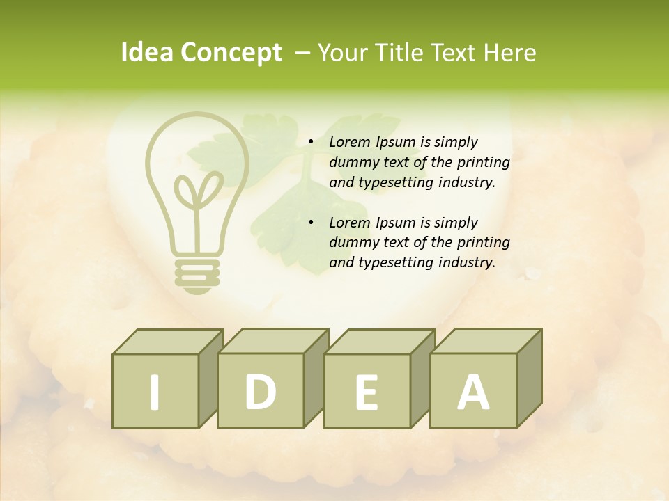 Snack Pastry Diet PowerPoint Template