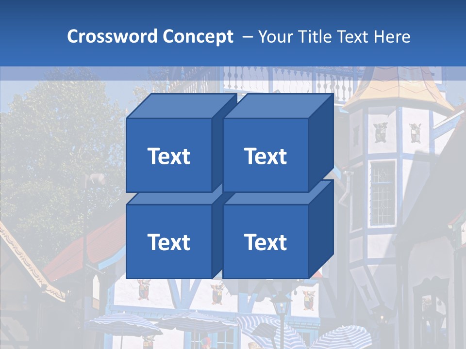 Building Stucco Unusual PowerPoint Template