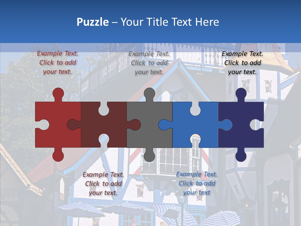 Building Stucco Unusual PowerPoint Template