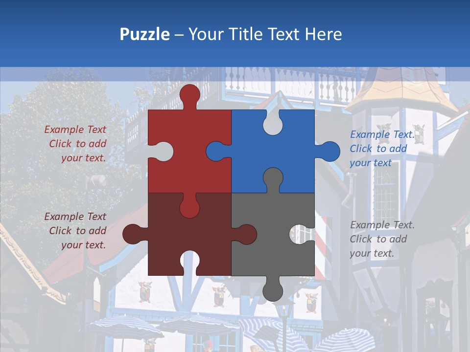 Building Stucco Unusual PowerPoint Template