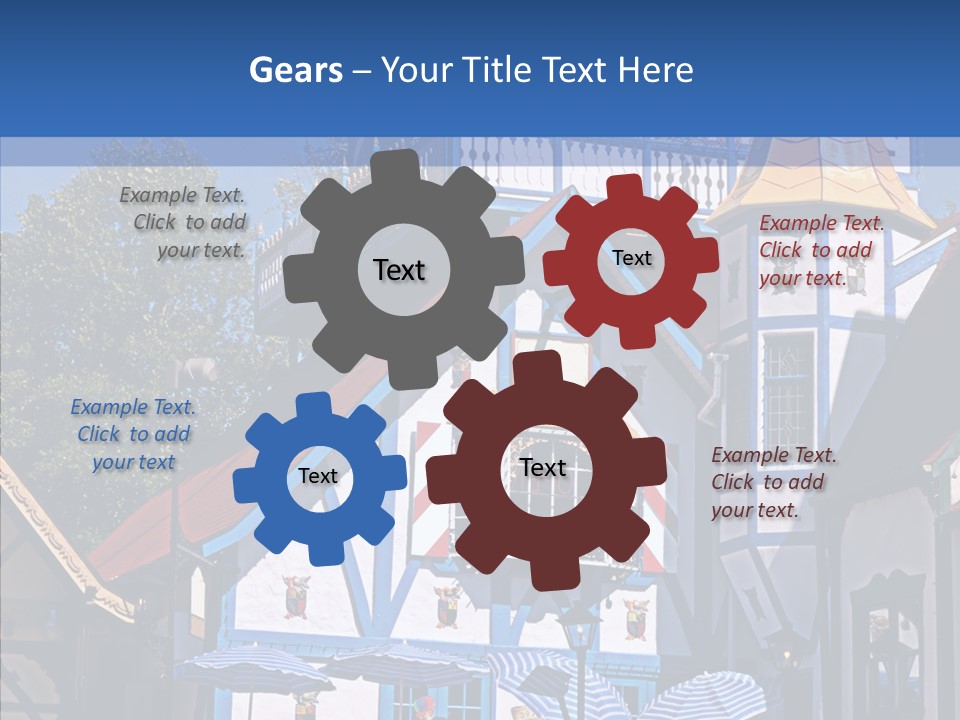 Building Stucco Unusual PowerPoint Template