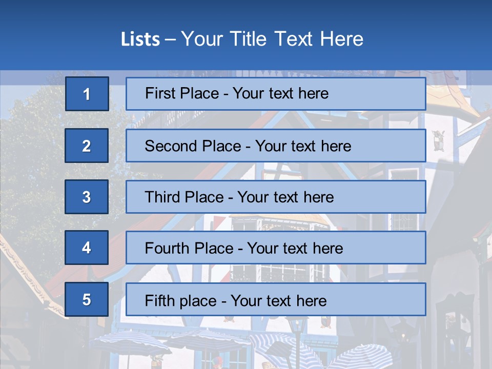 Building Stucco Unusual PowerPoint Template