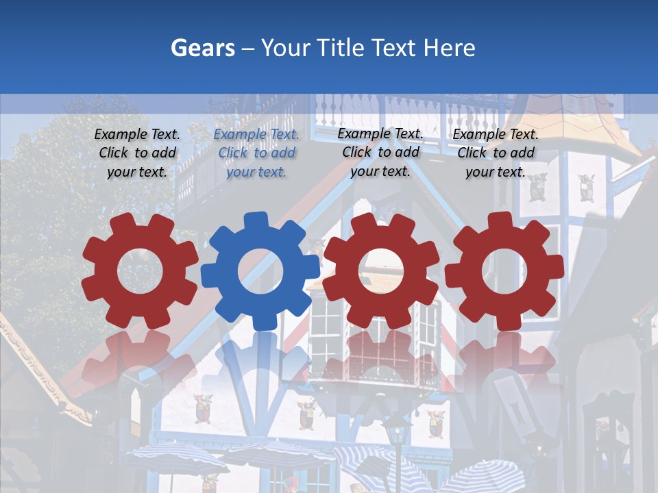 Building Stucco Unusual PowerPoint Template