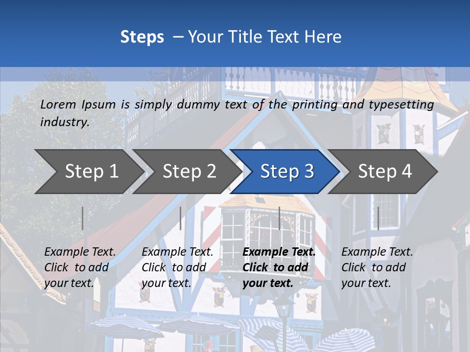 Building Stucco Unusual PowerPoint Template
