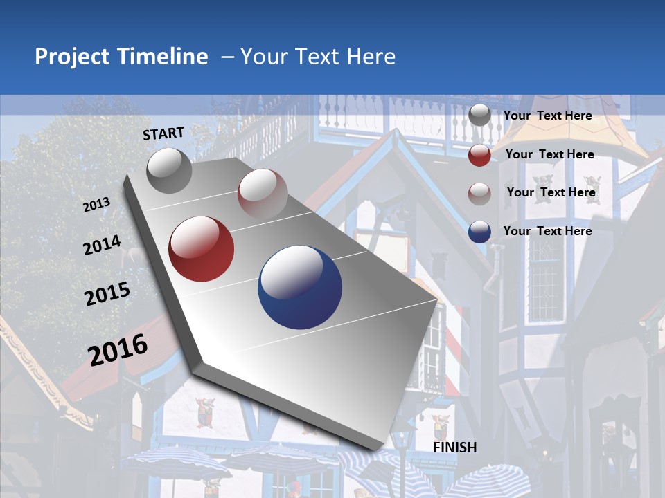 Building Stucco Unusual PowerPoint Template