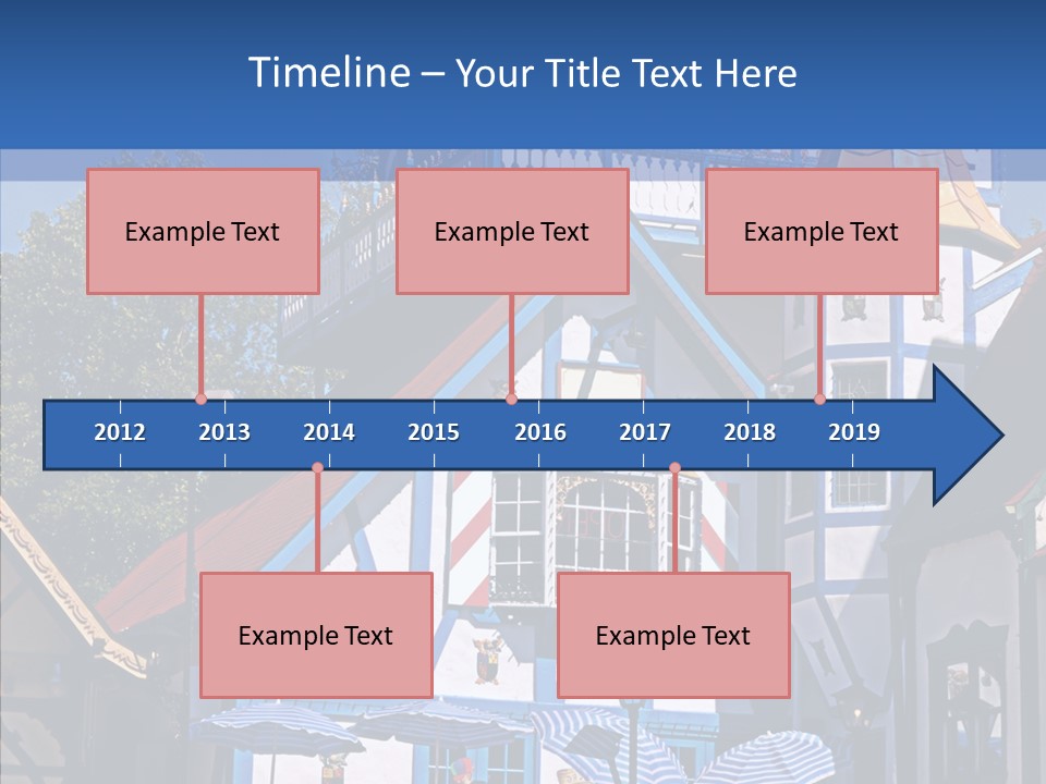 Building Stucco Unusual PowerPoint Template