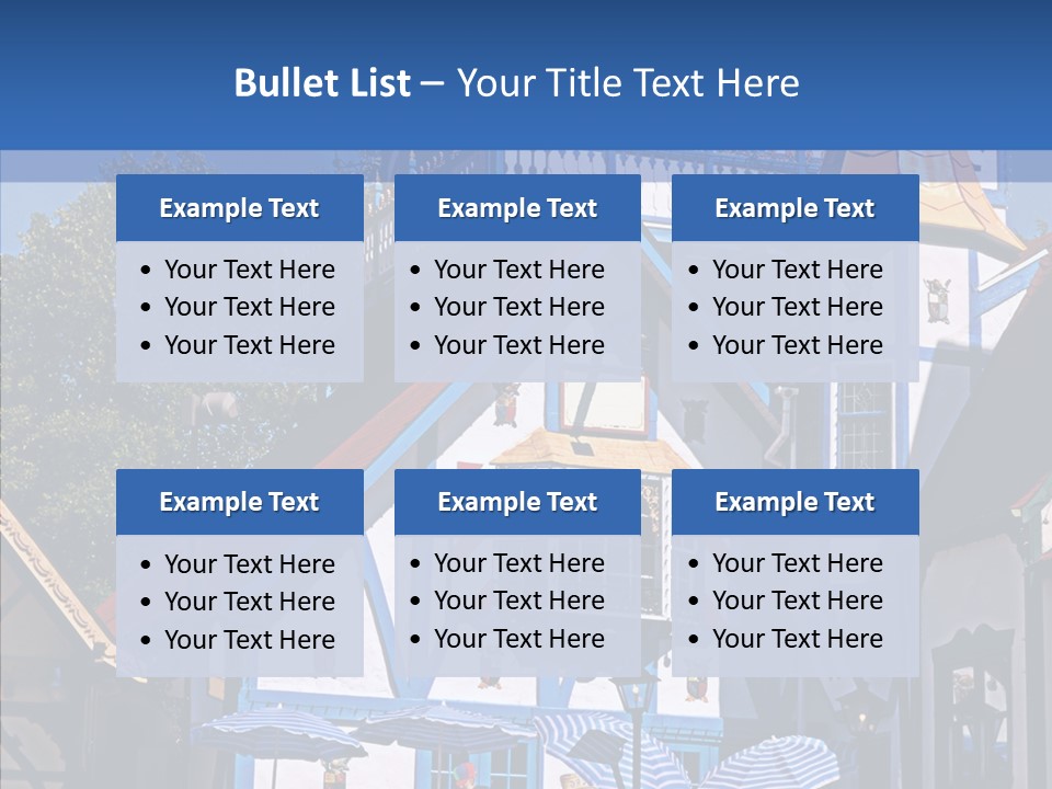 Building Stucco Unusual PowerPoint Template