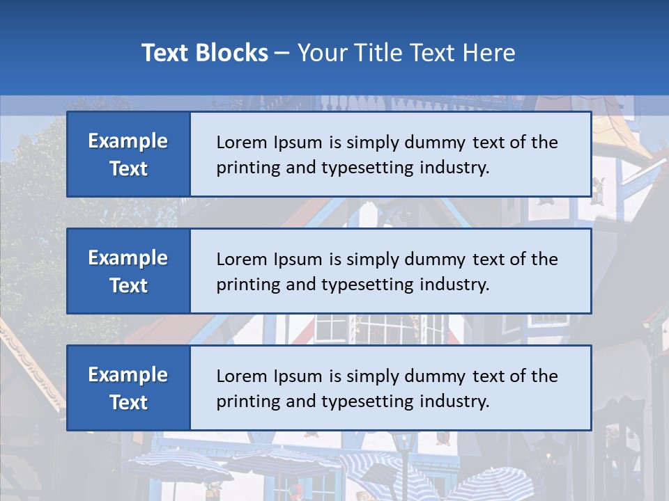 Building Stucco Unusual PowerPoint Template