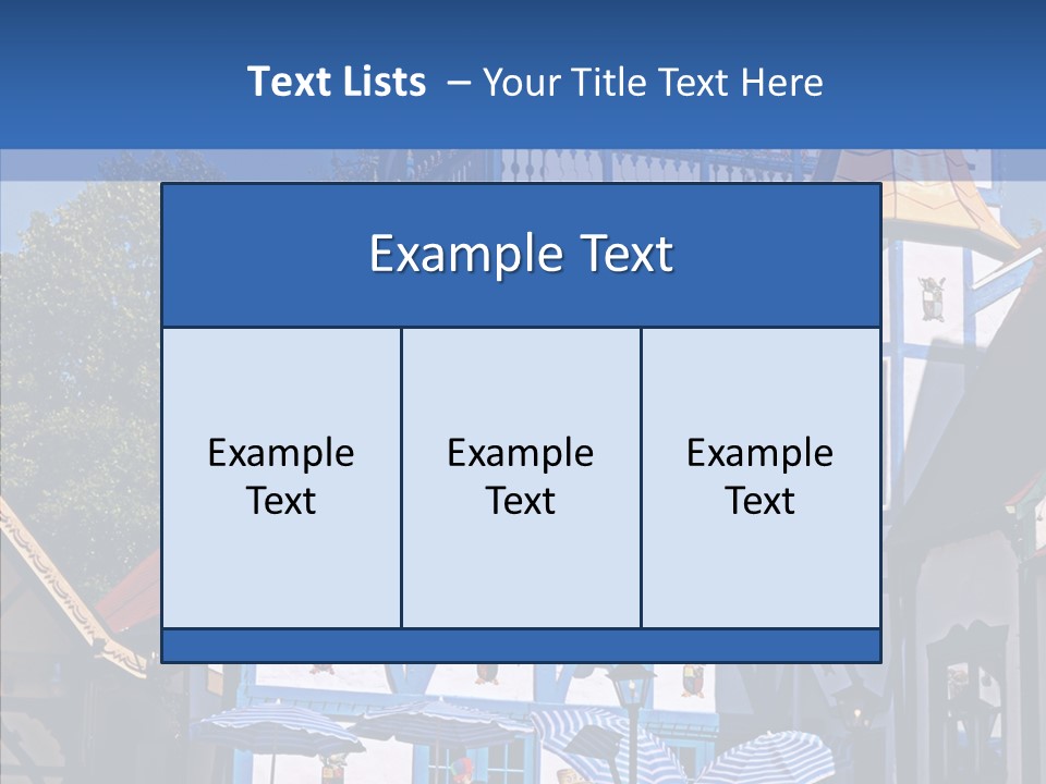 Building Stucco Unusual PowerPoint Template