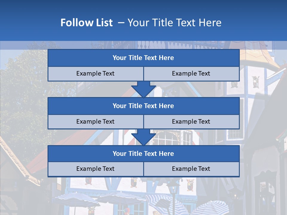 Building Stucco Unusual PowerPoint Template