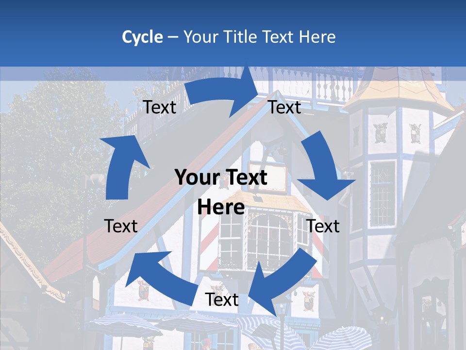 Building Stucco Unusual PowerPoint Template