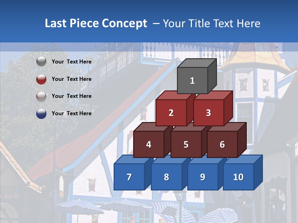 Building Stucco Unusual PowerPoint Template