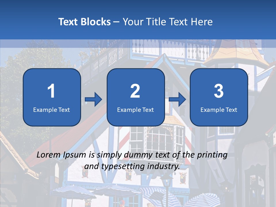 Building Stucco Unusual PowerPoint Template