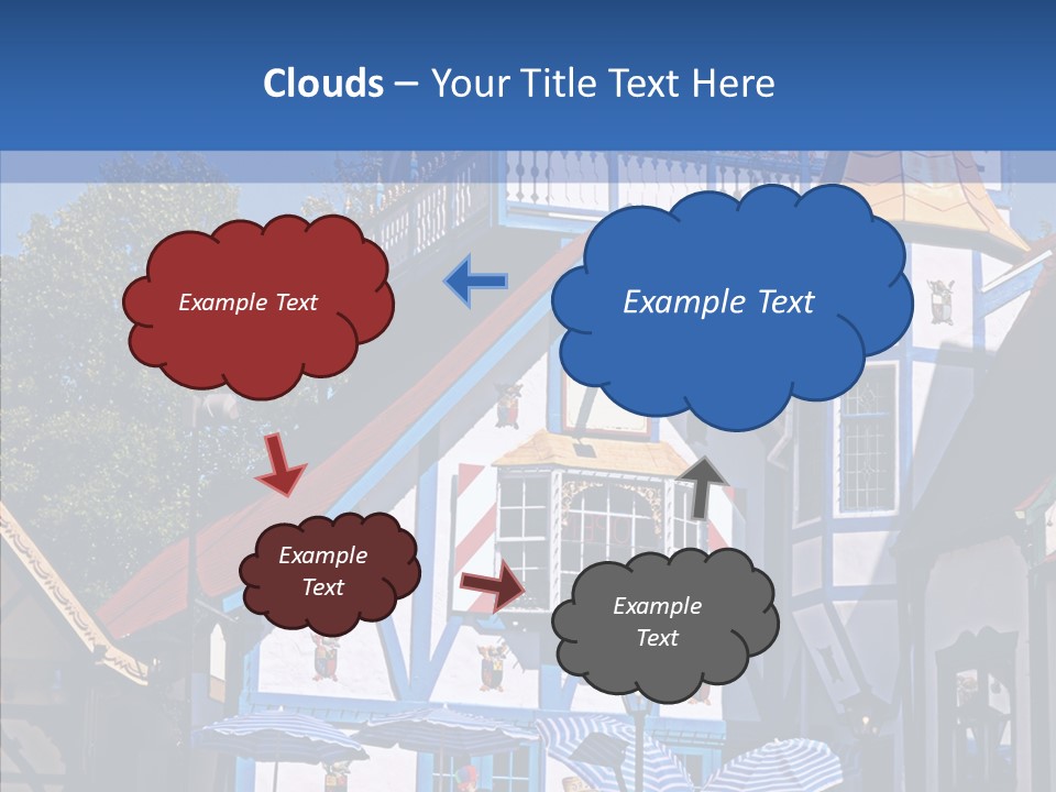 Building Stucco Unusual PowerPoint Template