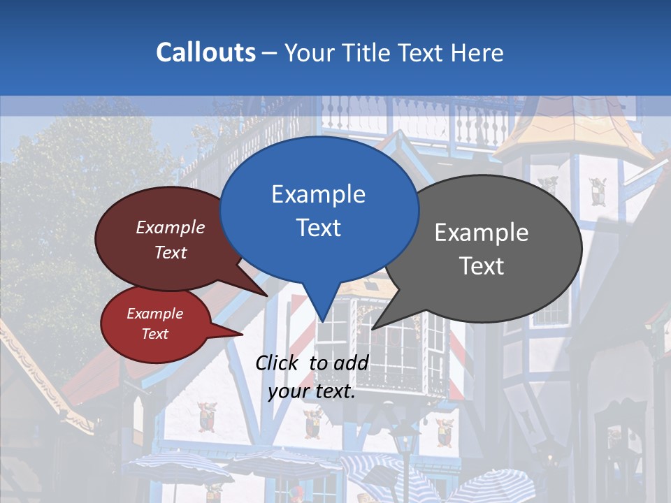 Building Stucco Unusual PowerPoint Template