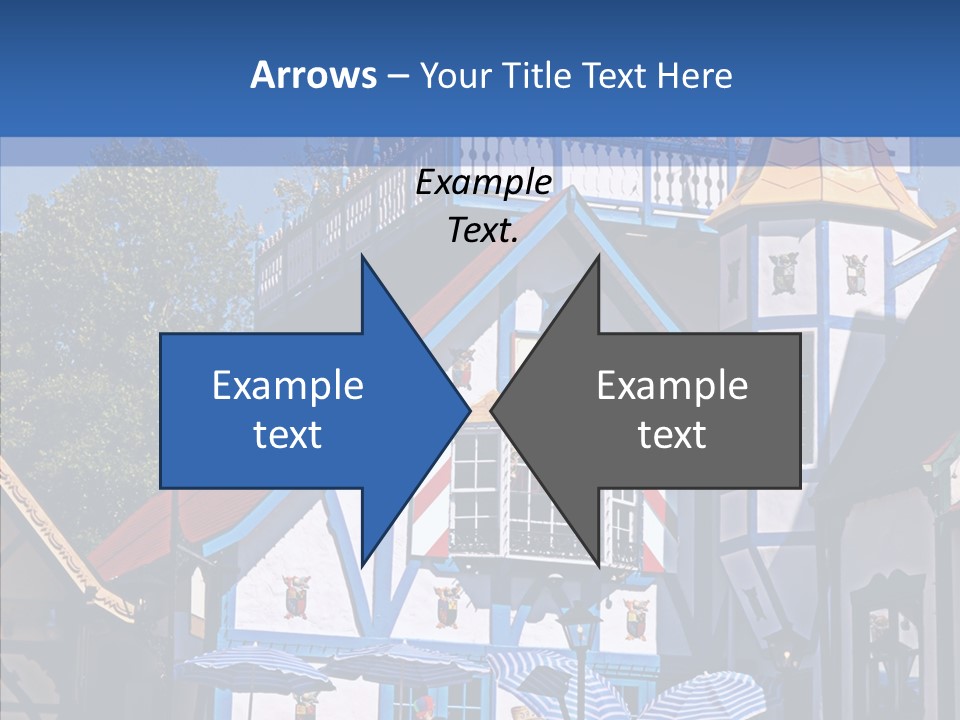 Building Stucco Unusual PowerPoint Template