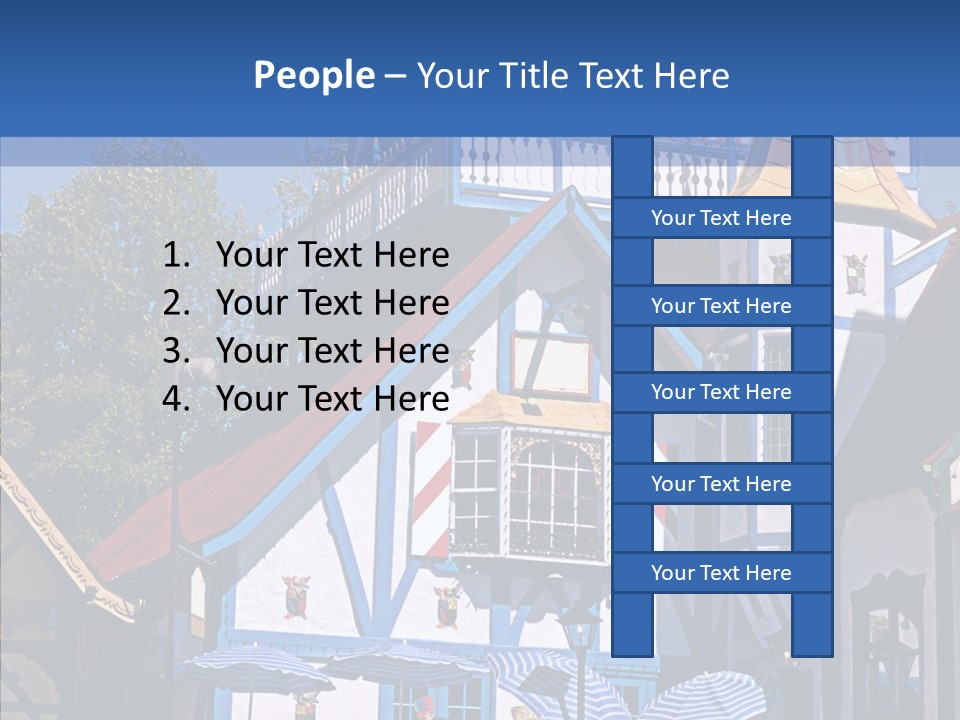 Building Stucco Unusual PowerPoint Template