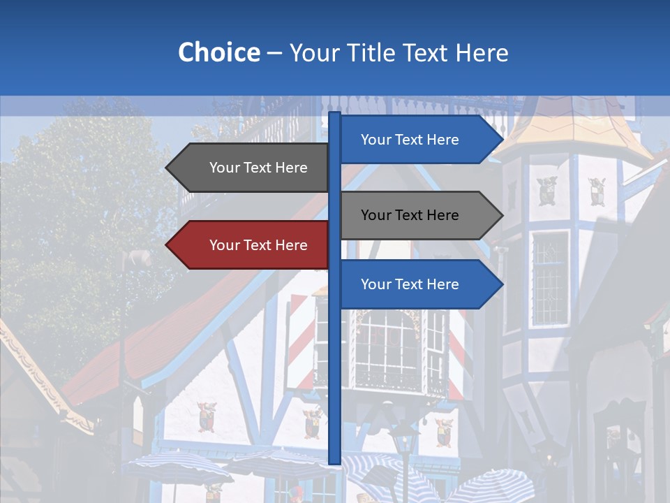 Building Stucco Unusual PowerPoint Template