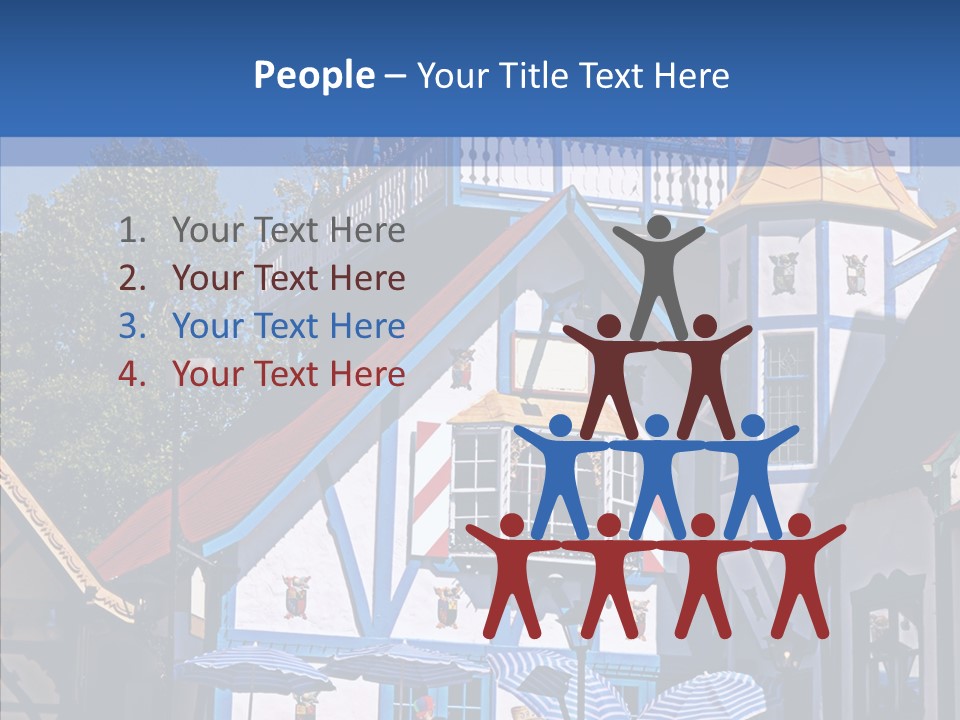 Building Stucco Unusual PowerPoint Template