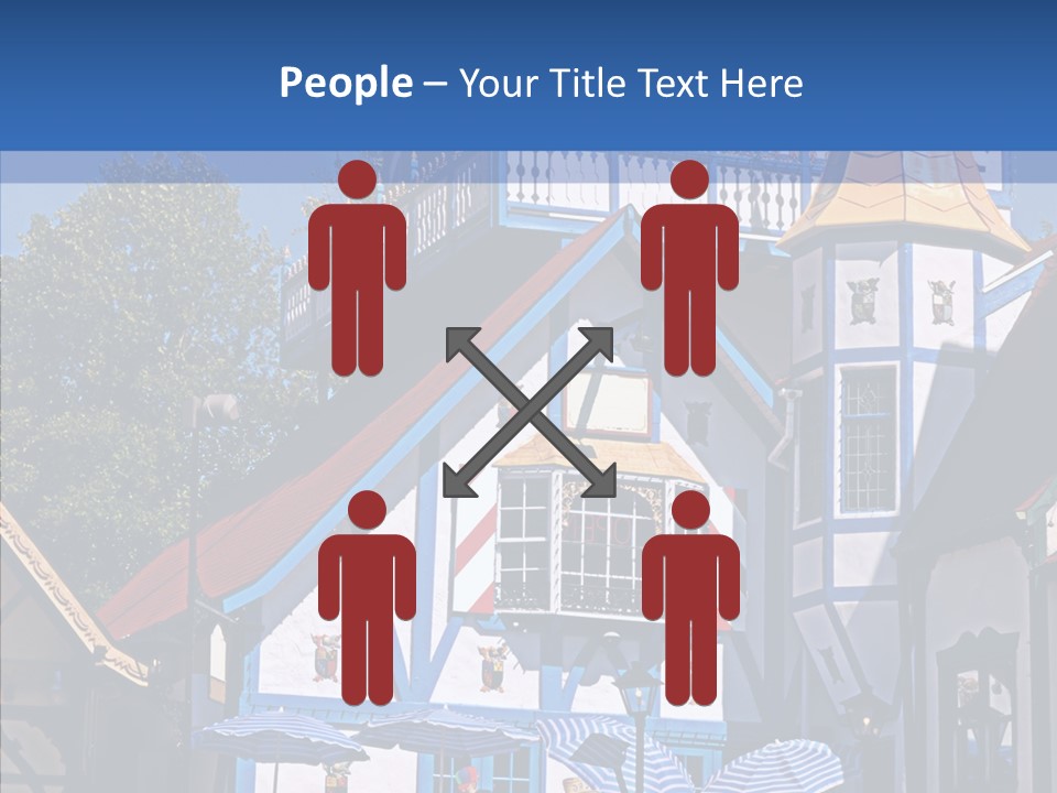 Building Stucco Unusual PowerPoint Template