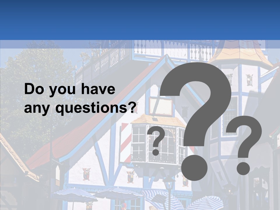 Building Stucco Unusual PowerPoint Template