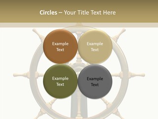 Sailing Old Fashioned Helm PowerPoint Template