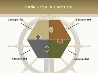 Sailing Old Fashioned Helm PowerPoint Template