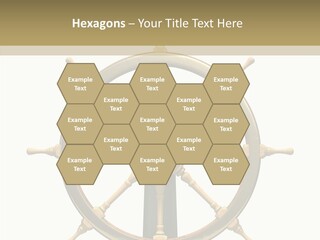 Sailing Old Fashioned Helm PowerPoint Template
