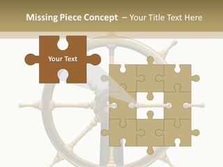 Sailing Old Fashioned Helm PowerPoint Template