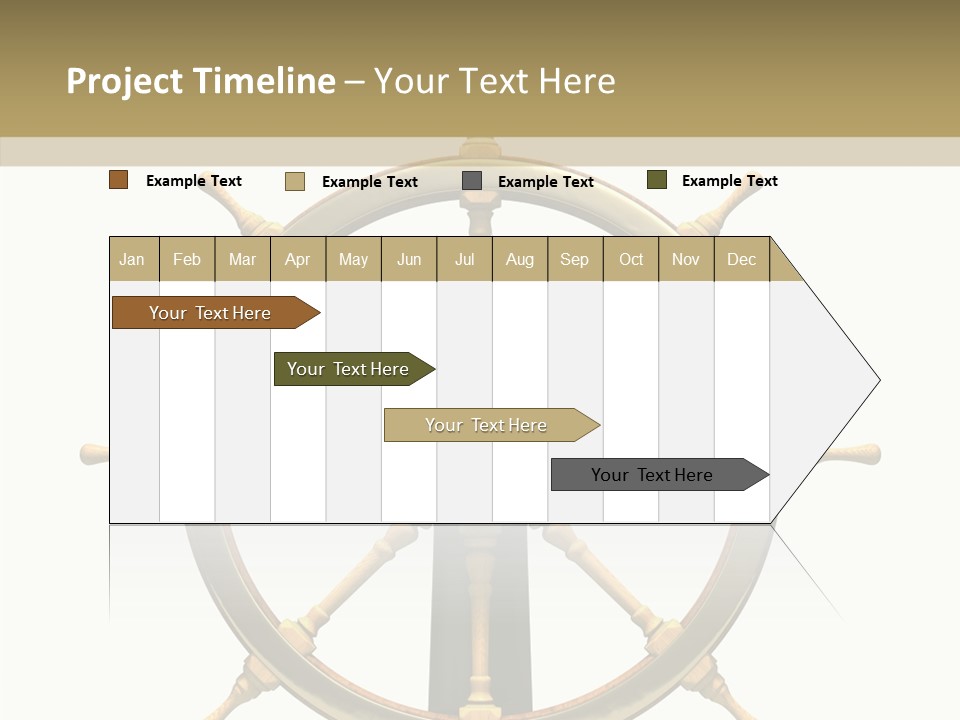 Sailing Old Fashioned Helm PowerPoint Template
